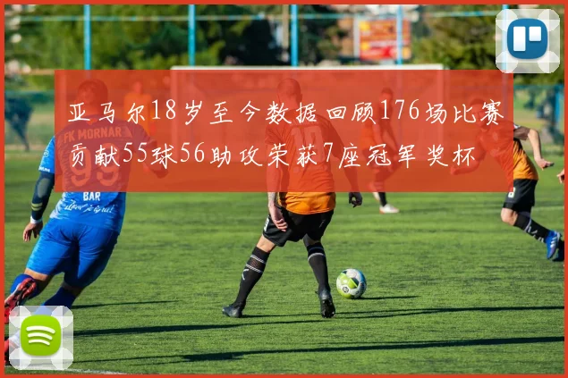 亚马尔18岁至今数据回顾176场比赛贡献55球56助攻荣获7座冠军奖杯